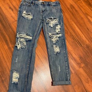 One by one teaspoon distressed jeans size 29
